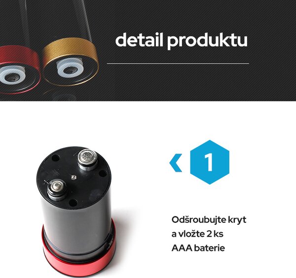 Bezdoteku Elektrická vákuová zátka na víno čierna VACU