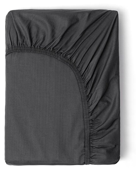 Sivá elastická plachta z bavlneného saténu HIP, 160 x 200 cm