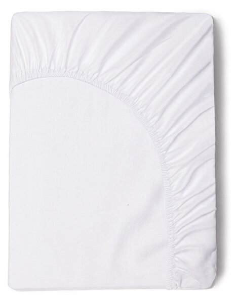 Biela elastická plachta z bavlneného saténu HIP, 160 x 200 cm