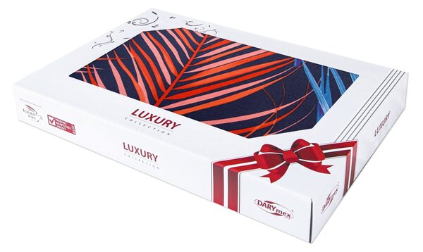 SATÉNOVÉ OBLIEČKY LUXURY LAGOON 160X200 CM, 2KS 70X80 CM LISTY