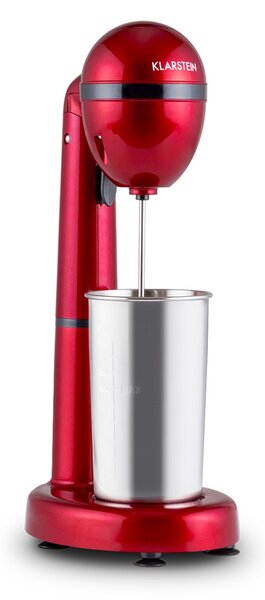 Klarstein van Damme, 100W, miešač/mixér na miešanie drinkov, 450ml, nerezový pohár, červený