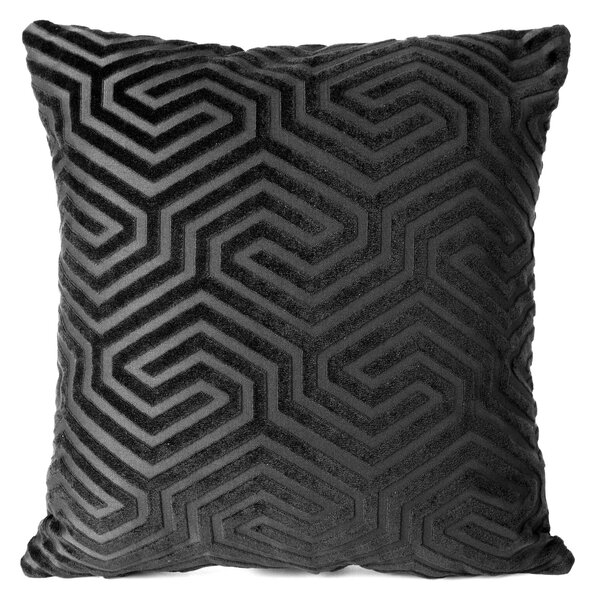 DEKORAČNÁ OBLIEČKA NA VANKÚŠ PIERRE CARDIN INGA 40X40 CM ČIERNA