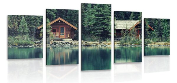 5-dielny obraz park Yoho v Kanade