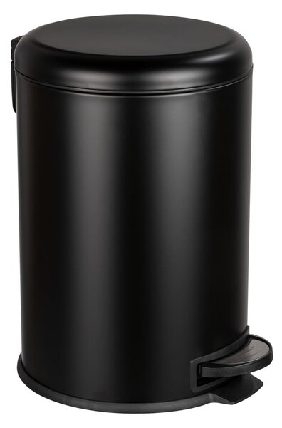 Čierny odpadkový kôš Wenko Leman Easy Close, 20 l
