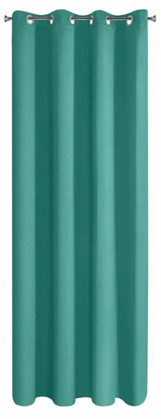 ZATEMŇOVACÍ ZÁVES NA KRÚŽKOCH PARISA 135X250 CM TYRKYSOVÁ