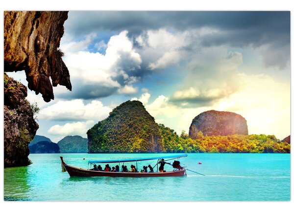 Obraz - Zátoka Phang Nga (90x60 cm)