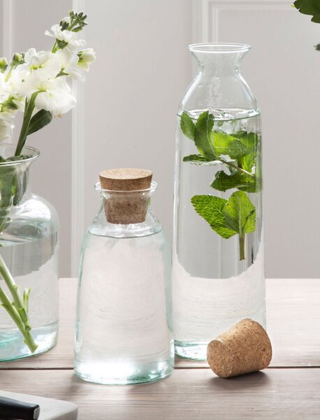 Sklenená fľaša s korkovou zátkou 800 ml