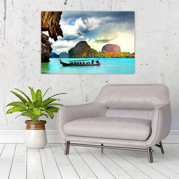 Obraz - Zátoka Phang Nga (90x60 cm)