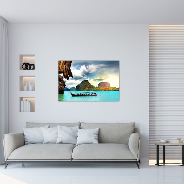 Obraz - Zátoka Phang Nga (90x60 cm)