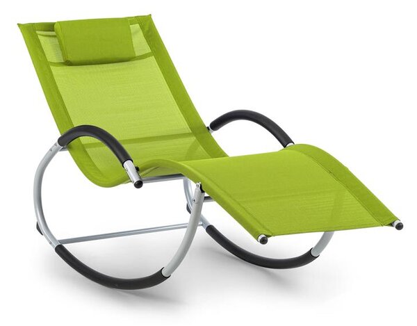 Blumfeldt Westwood, hojdacie ležadlo, ergonomické, hliníkový rám, zelené