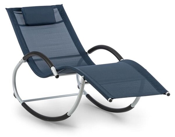 Blumfeldt Westwood Rocking Chair, hojdacie lehátko, ergonomické, hliníkový rám, tmavomodré