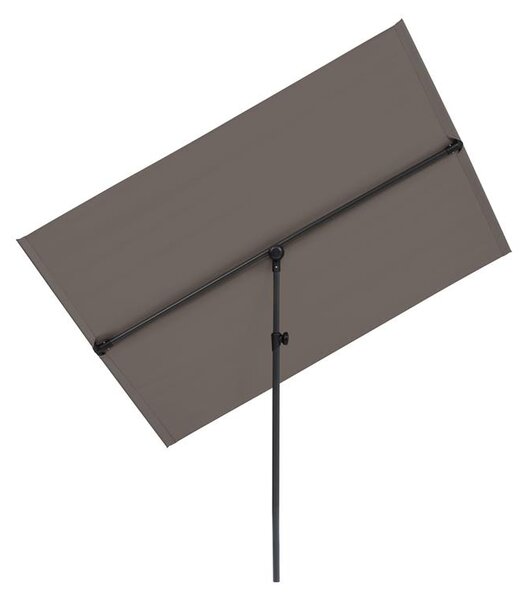 Blumfeldt Flex-Shade L, slnečník, 130 x 180 cm, polyester, UV 50, tmavosivý