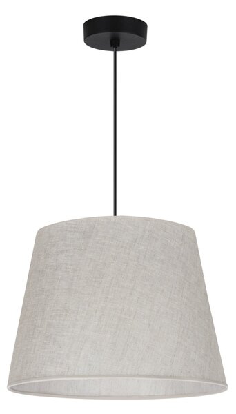 Závesné svietidlo Len1, 1x svetlobéžové textilné tienidlo, (fi 38 cm), b