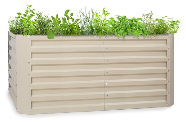 Blumfeldt Blum High Grow Straight, vyvýšený záhon, 120x60x60cm, 432l, oceľ
