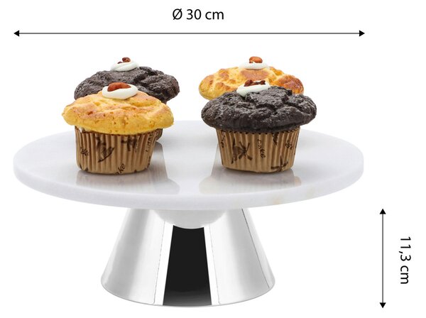 TORTOVÝ PODNOS, kov, kameň, 30 cm Echtwerk - Online Only bytové doplnky, Online Only