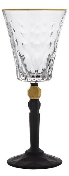 BOHEMIA PRESTIGE CONTE BLACK POHÁR NA VÍNO 260ML SADA 6 KS