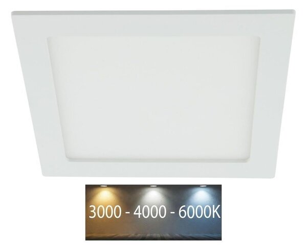 FK technics LED Kúpeľňové podhľadové svietidlo LED/24W/230V 3000/4000/6000K IP44 FK0159 + záruka 3 roky zadarmo