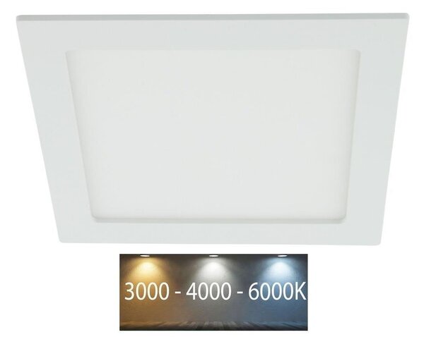 FK technics LED Kúpeľňové podhľadové svietidlo LED/18W/230V 3000/4000/6000K IP44 FK0158 + záruka 3 roky zadarmo