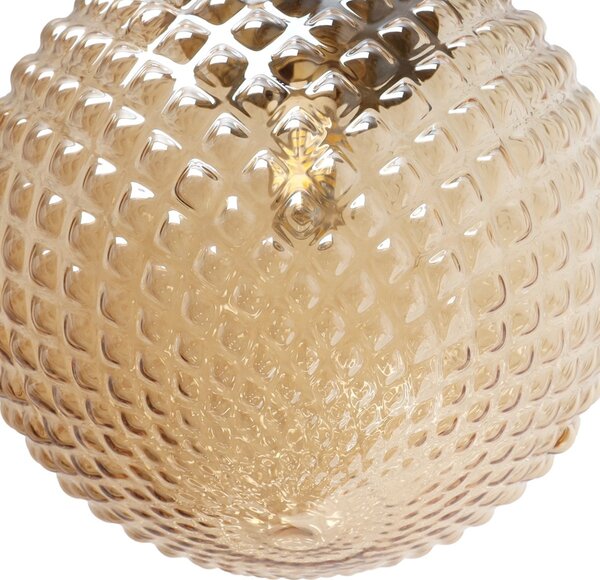 Závesne svietidlo Cannes, 1x medové sklenené tienidlo (fi 15 cm), G