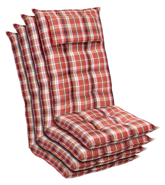 Blumfeldt Sylt, čalúnená podložka, podložka na stoličku, podložka na vyššie polohovacie kreslo, vankúš, polyester, 50 × 120 × 9 cm