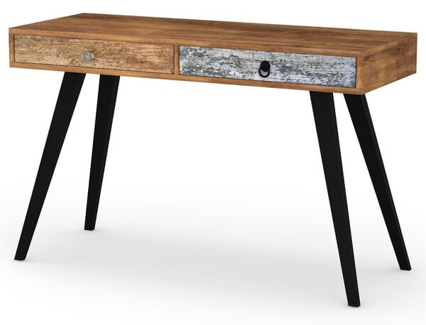 Písací stôl MIZU dub wotan/viacfarebná