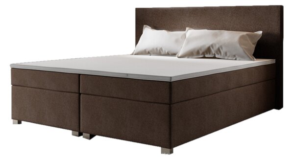 Čalúnená posteľ ISLAND + rošt + matrac + topper, 160x200, Cosmic 800