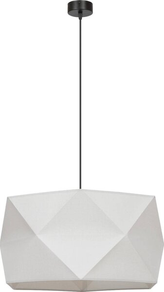 Závesné svietidlo Diamond, 1x textilné tienidlo (výber zo 4 farieb), (výber z 3 farieb konštrukcie)