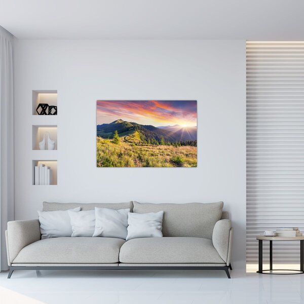 Obraz - Lesná krajina (90x60 cm)