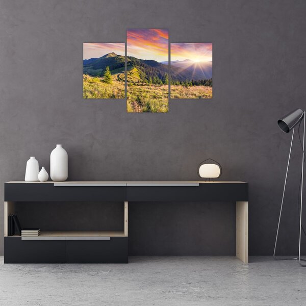 Obraz - Lesná krajina (90x60 cm)