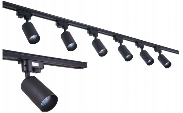 BERGE LED koľajnicové svetlo 6x GU10 - 2m