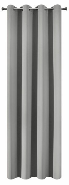 ZATEMŇOVACÍ ZÁVES NA KRÚŽKOCH PARISA 135X250 CM STRIEBORNÁ