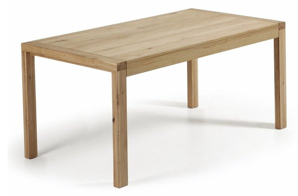 Dubový rozkladací jedálenský stôl Kave Home Vivy, 180 x 90 cm