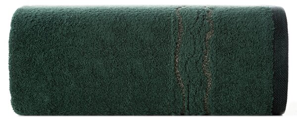 BAVLNENÝ UTERÁK KARIN 50X90 CM TMAVOZELENÁ