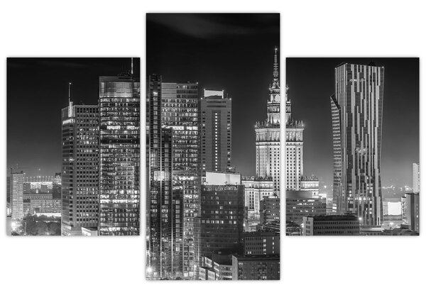 Obraz - Čiernobiely New York (90x60 cm)