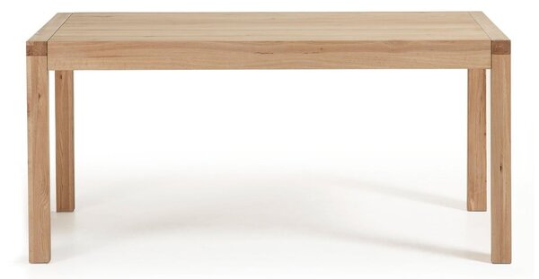 Dubový rozkladací jedálenský stôl Kave Home Vivy, 180 x 90 cm