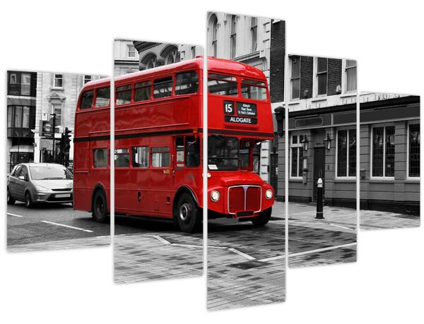 Obraz -Londýn s autobusom (150x105 cm)