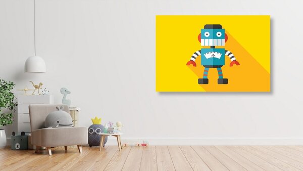 Obraz veselý robot