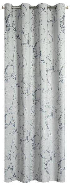 ZATEMŇOVACÍ ZÁVES NA KRÚŽKOCH WERA 140X250 CM STRIEBORNÁ