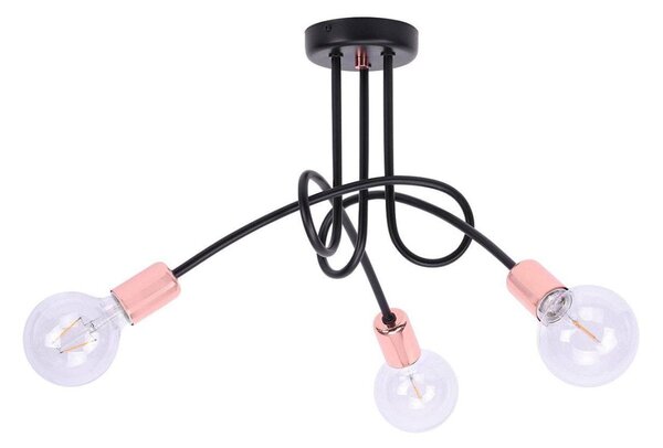 Stropné svietidlo Edison, výber z 2 farieb, c