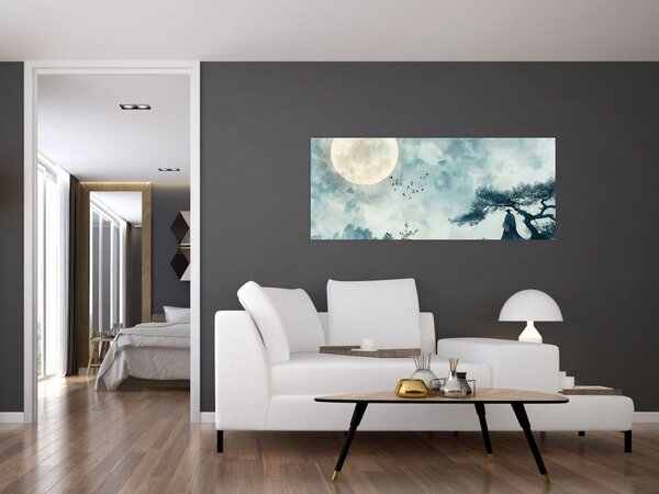 Obraz - Maľba splnu (120x50 cm)