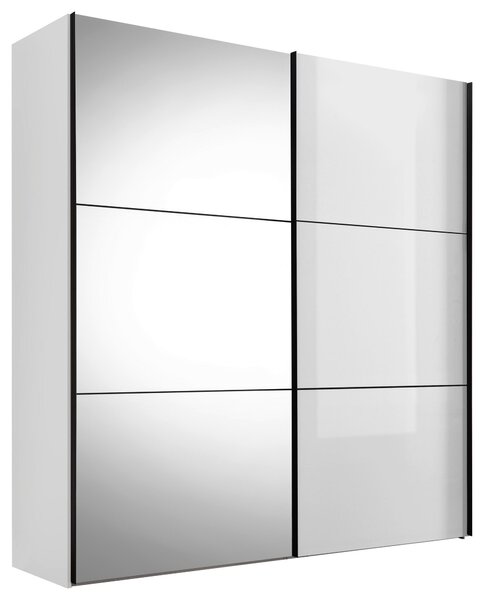 ŠAT. SKRIŇA S POSUV. DVERAMI, biela, 167/222/68 cm Moderano - Skrine