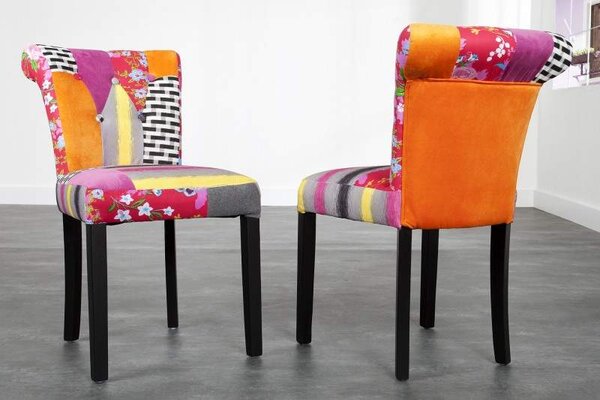 Farebná jedálenská stolička Ibiza II Patchwork »
