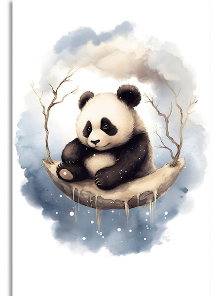 Obraz zasnená panda