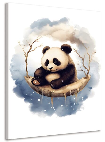 Obraz zasnená panda
