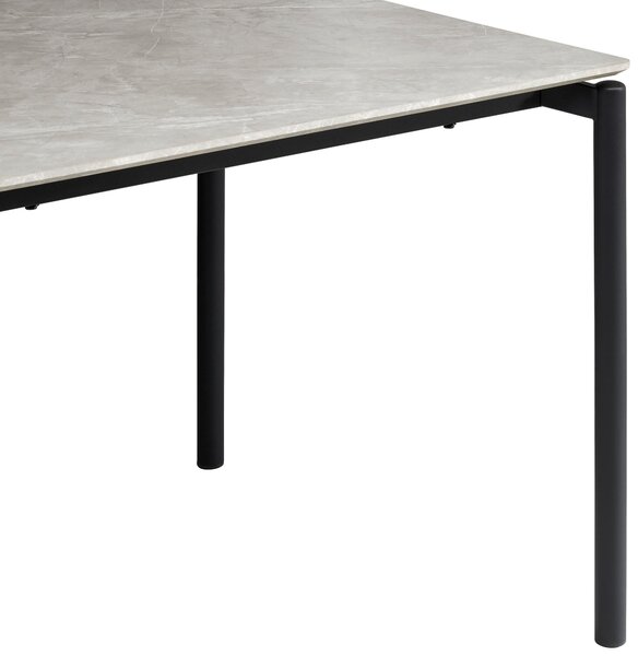 JEDÁLENSKÝ STÔL, sivá, 160/90/76 cm P & B - Online Only jedálne, Online Only
