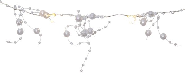 Svetelná LED reťaz White pearls Dew Drops