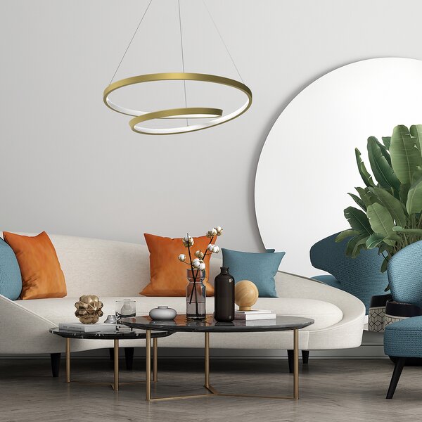 Závesné LED svietidlo Lucero, 1x LED 48w, 4000k, g