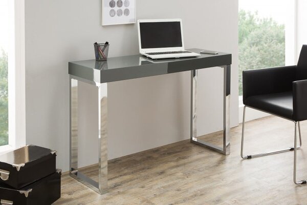 Sivý písací stôl Grey Desk 40 x 120 cm – 80 mm »