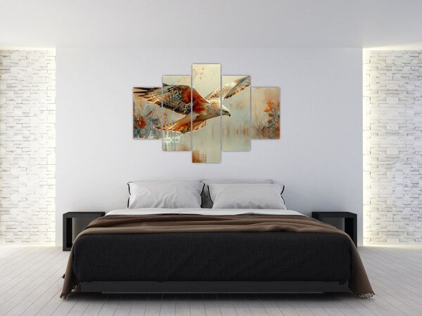 Obraz - Dravý vták (150x105 cm)