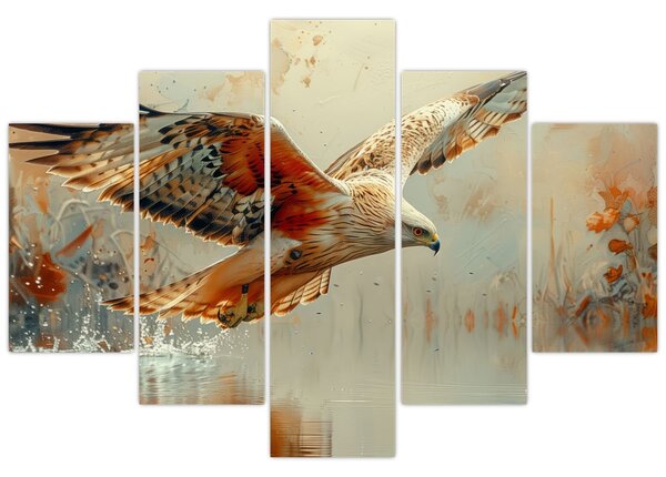 Obraz - Dravý vták (150x105 cm)